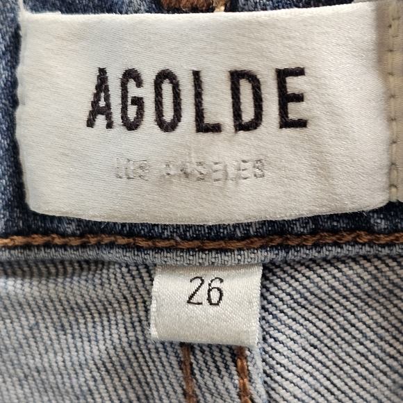 Agolde Willow Mid Rise Slim Crop Jean Size 26 - Picture 7 of 8